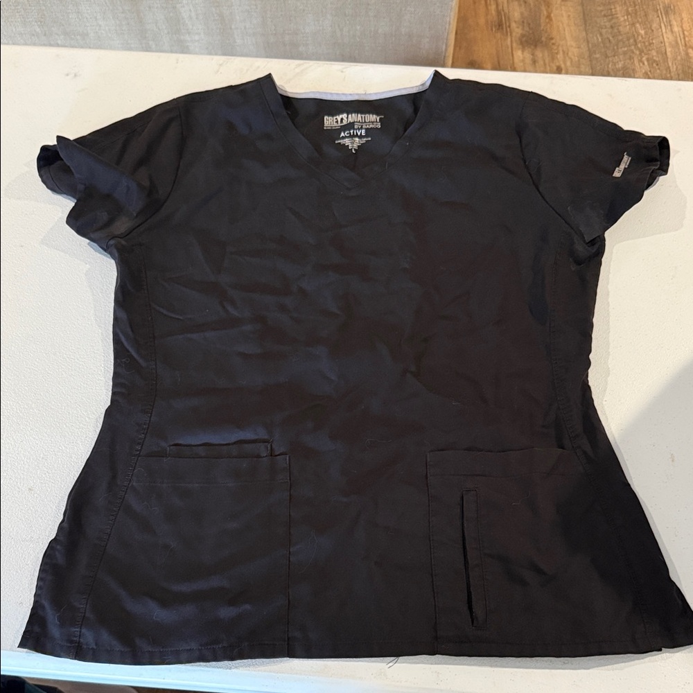Black Scrub Top by Grey’s Anaromy